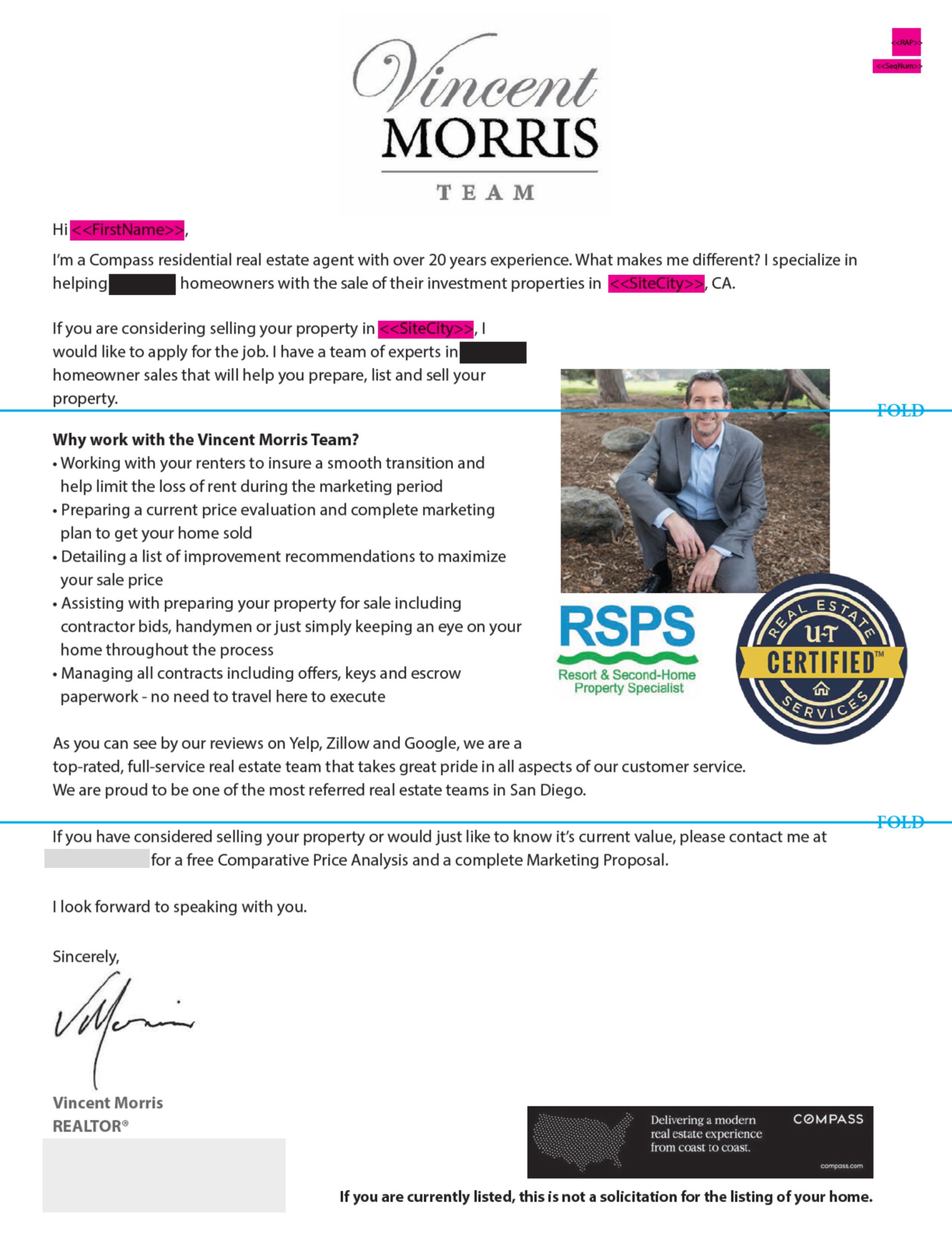 Compass Real Estate, Vincent Morris Team