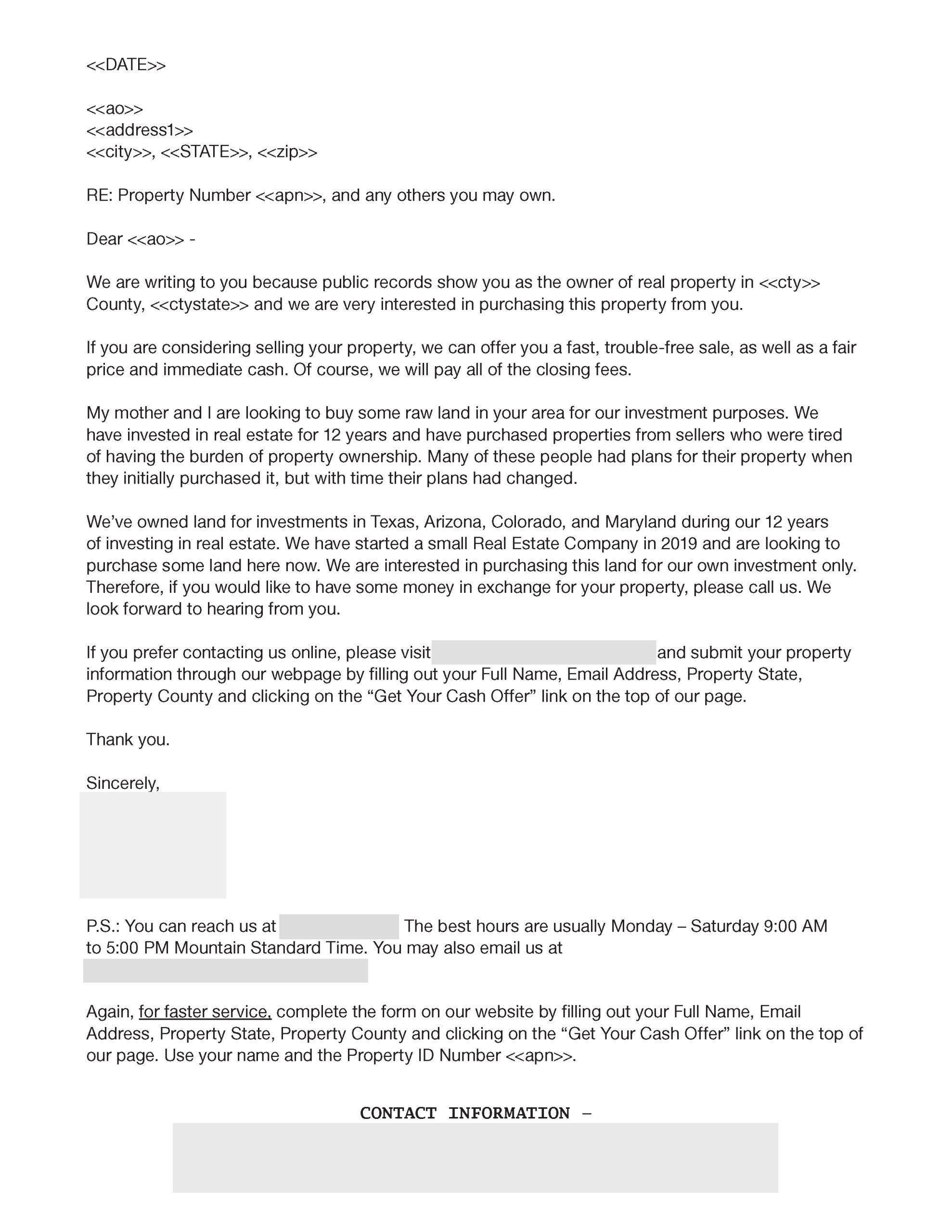 Land Investor, Scottsdale, AZ