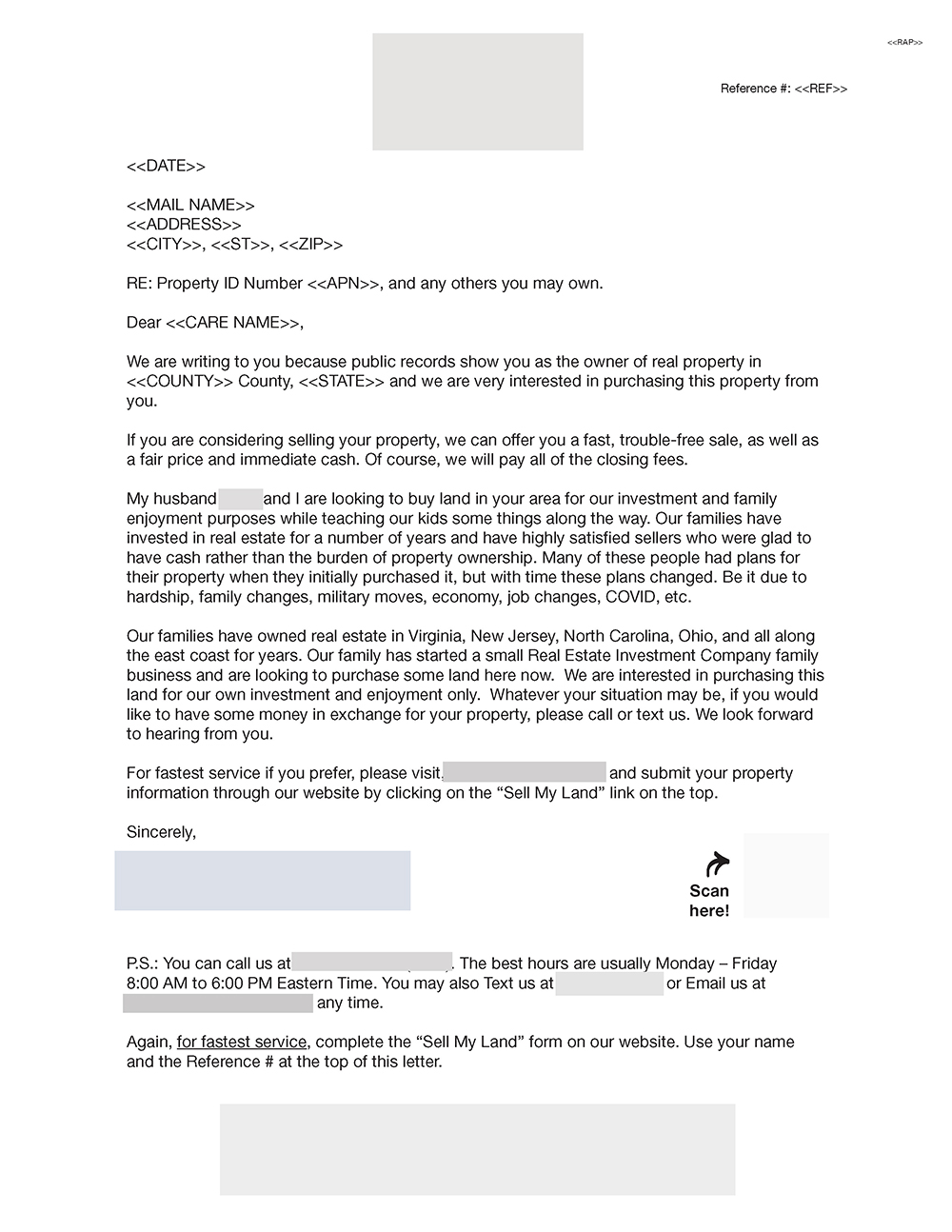 Virginia, Land Investor