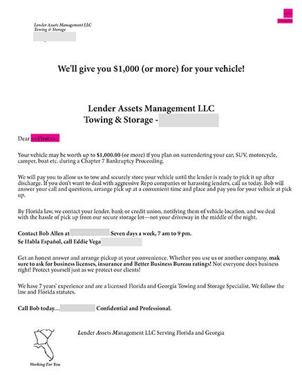 Lender Assets Management, LLC