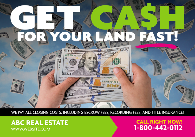 Land Investor Postcard