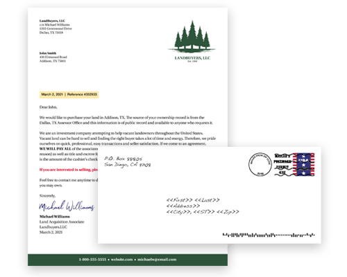 Everywhere Investing Platinum Targeted Mail Pieces